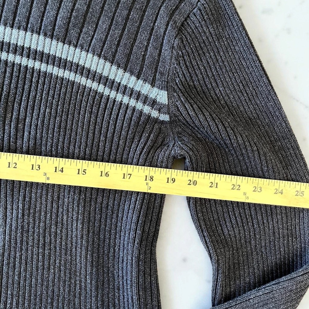 Calvin Klein Jeans Sweater XL Navy Blue Vintage 90s Y2K Ribbed Normcore Grunge - Picture 9 of 11
